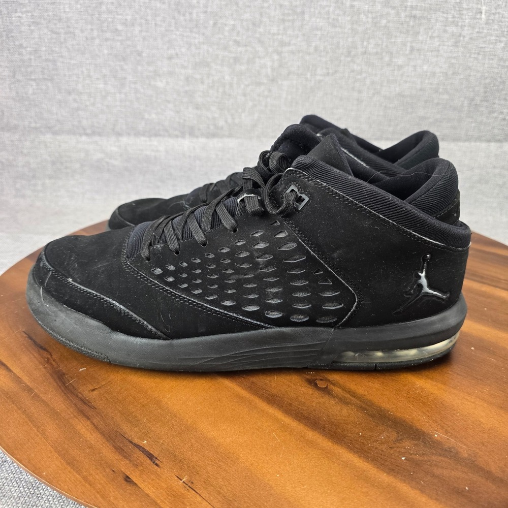 Jordan B. Fly Triple Black Basketball Shoes Mens 12 Black 921196-010 Mid Top - Picture 2 of 14